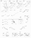Controls Governor Spring Ignition Diagram and Parts List for 12R512-0114-B1  Briggs and Stratton Engine